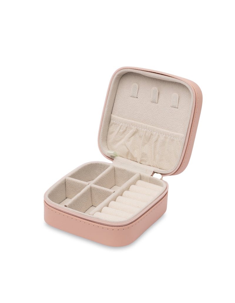 Mocha Signature Square Jewellery Case - Blush | Mocha Australia