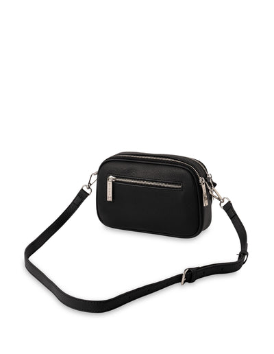 Mocha Abigail Leather Crossbody Bag - Black | Mocha Australia