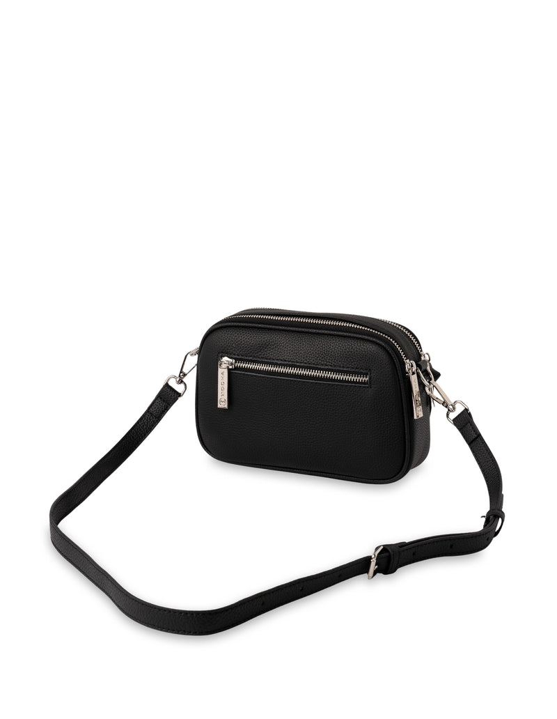 Mocha Abigail Leather Crossbody Bag - Black | Mocha Australia