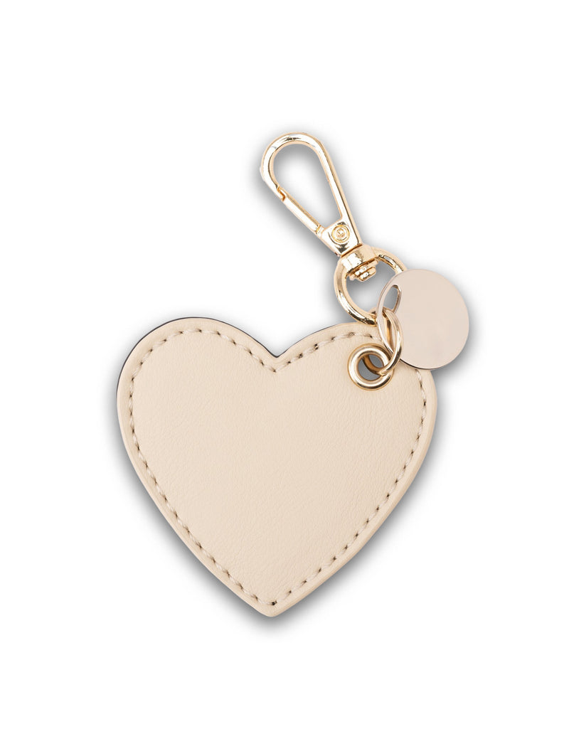Mocha Arya Heart Key Ring - Black/Ivory | Mocha Australia