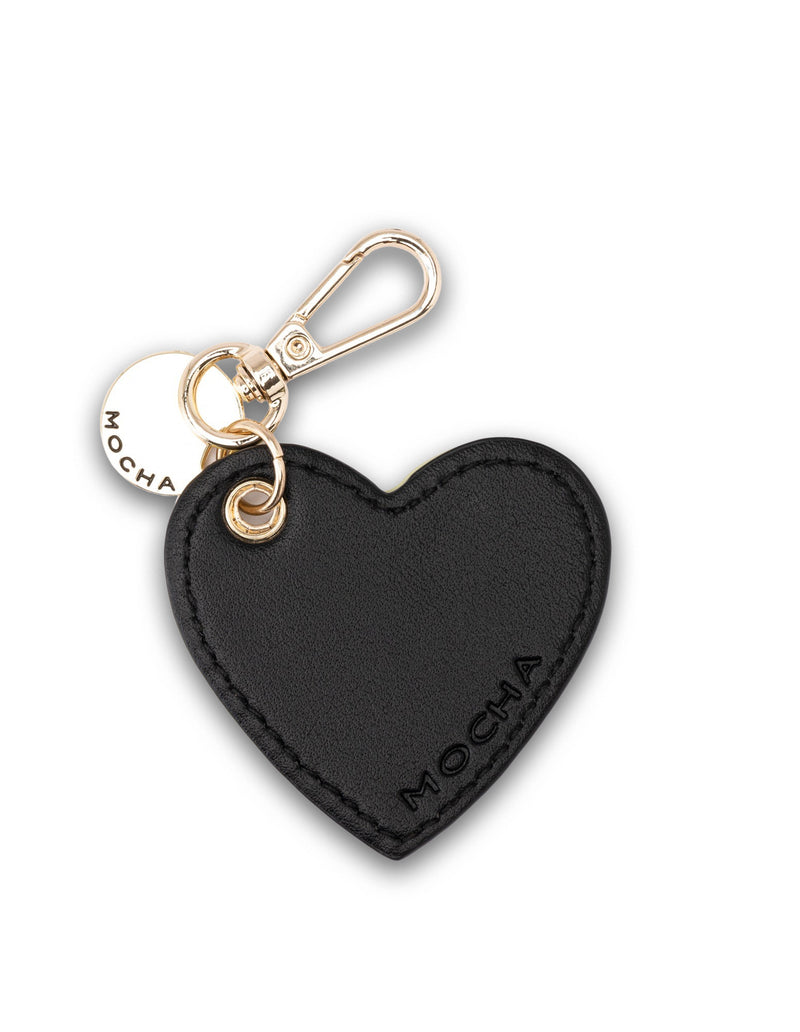Mocha Arya Heart Key Ring - Black/Matcha | Mocha Australia