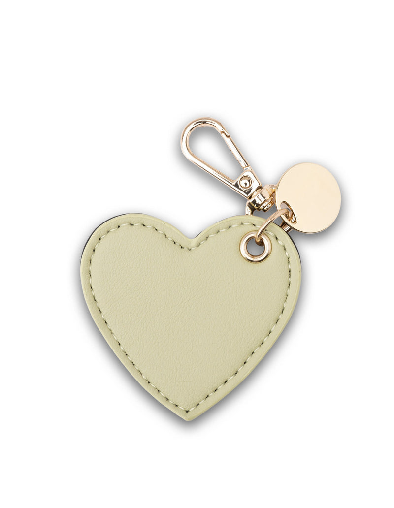 Mocha Arya Heart Key Ring - Black/Matcha | Mocha Australia