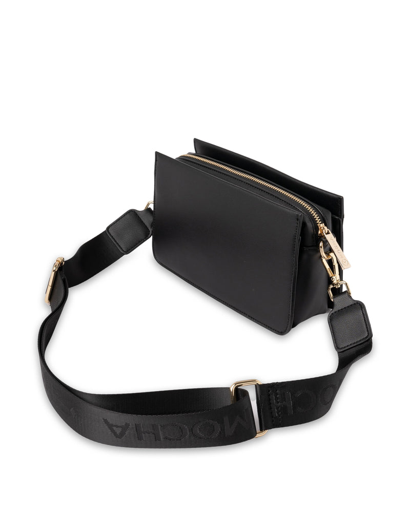 Mocha Penelope Boxy Crossbody - Black | Mocha Australia