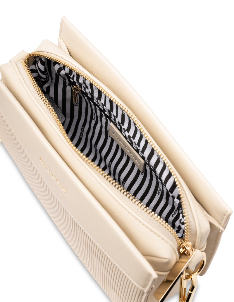 Mocha Penelope Boxy Crossbody - Cream | Mocha Australia