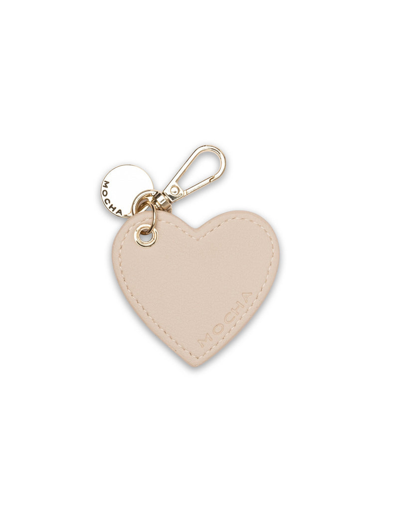 Mocha Penelope Heart Key Ring - Nude | Mocha Australia