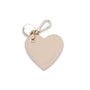 Mocha Penelope Heart Key Ring - Nude