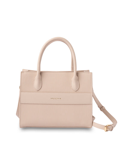 Mocha Penelope Small Tote - Nude | Mocha Australia