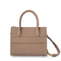 Mocha Penelope Small Tote - Taupe