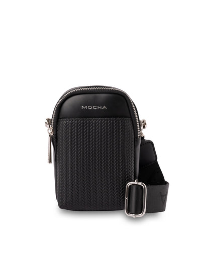 Mocha Tessa Phone Crossbody Bag - Black | Mocha Australia