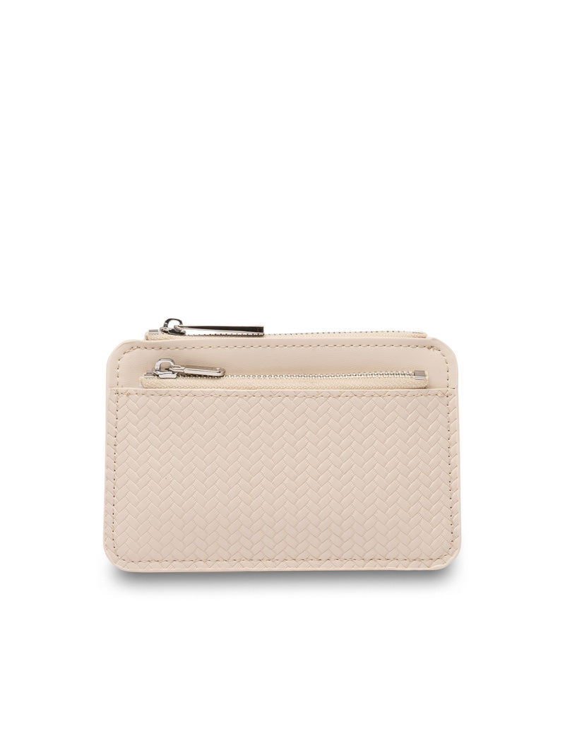 Mocha Tessa Coin Card Holder - Ecru | Mocha Australia
