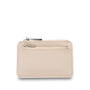 Mocha Tessa Coin Card Holder - Ecru