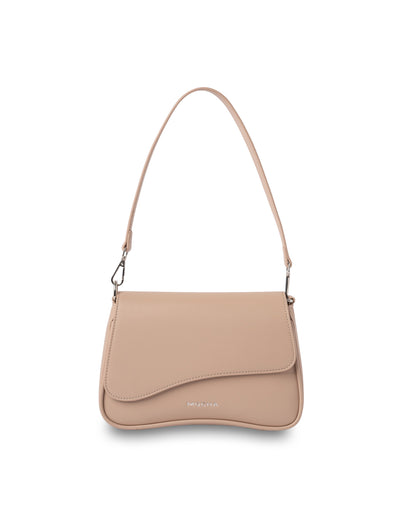 Mocha Zoe Wavy Crossbody Bag - Nude | Mocha Australia