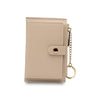 Mocha Simple Clip Coin Wallet - Taupe