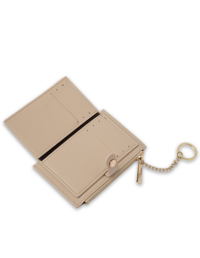 Mocha Simple Clip Coin Wallet - Taupe | Mocha Australia