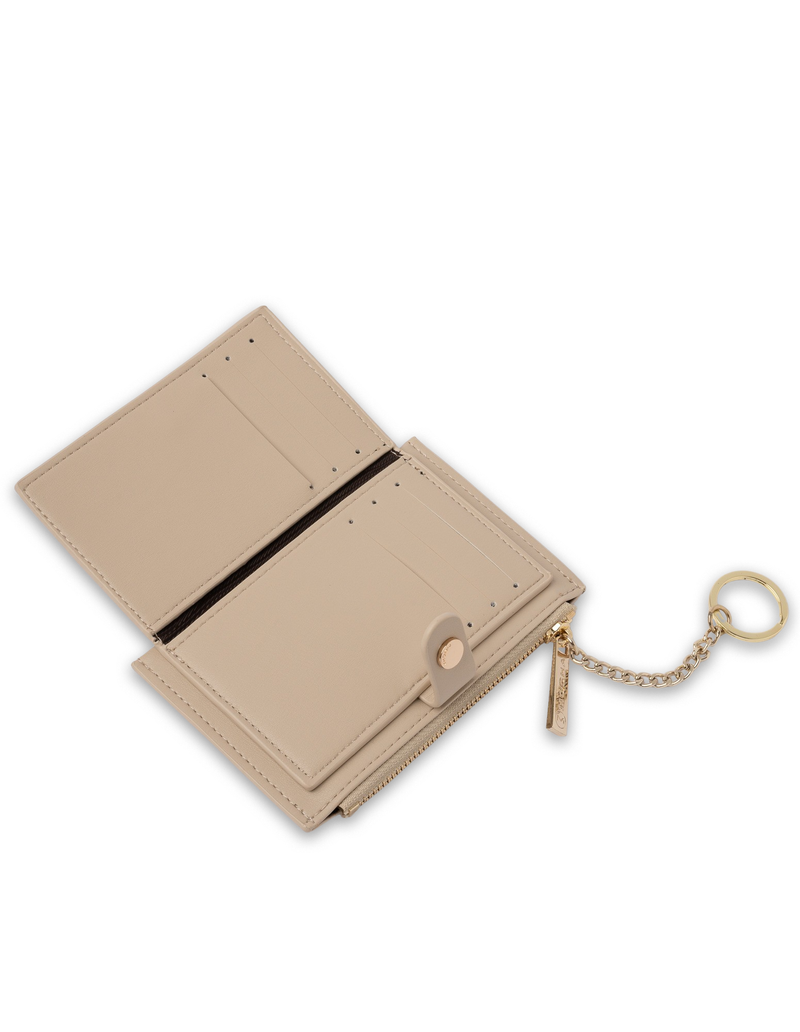Mocha Simple Clip Coin Wallet - Taupe | Mocha Australia