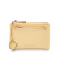 Mocha Lina Coin Card Holder - Lemon