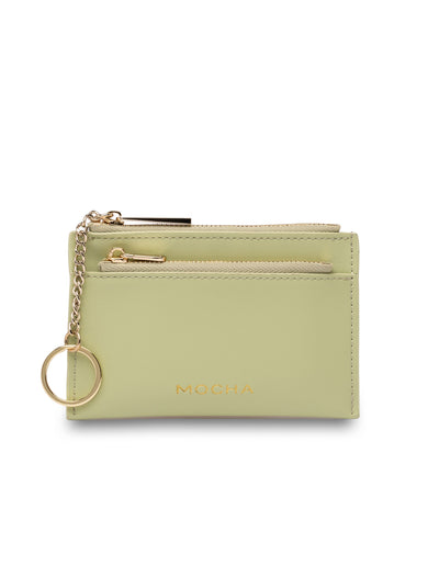 Mocha Lina Coin Card Holder - Wasabi | Mocha Australia