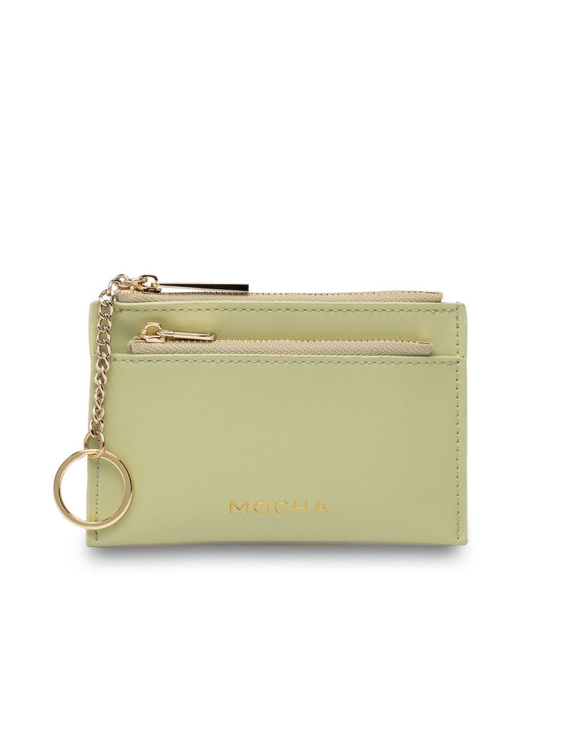 Mocha Lina Coin Card Holder - Wasabi | Mocha Australia