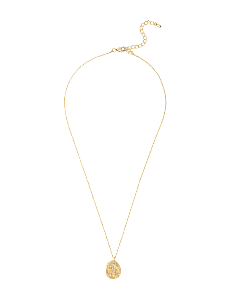 Mocha Celeste Pendant Necklace - Light Gold | Mocha Australia