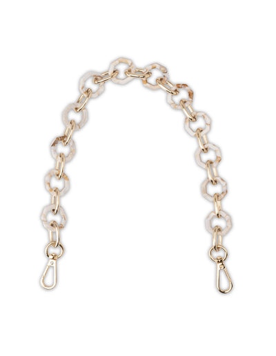 Mocha Hexagon Marble Chain - Coffee | Mocha Australia