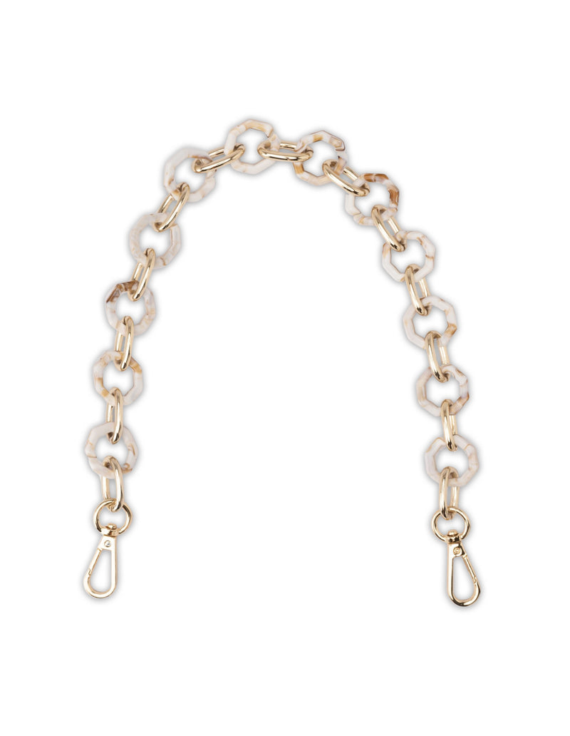 Mocha Hexagon Marble Chain - Coffee | Mocha Australia