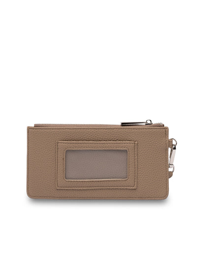 Mocha Longline Coin Card Holder - Taupe | Mocha Australia
