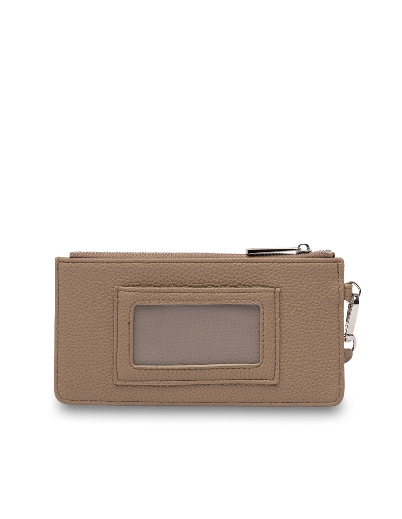 Mocha Longline Coin Card Holder - Taupe | Mocha Australia