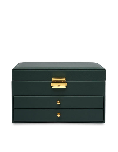 Mocha Large Multi Layer Jewellery Box - Green | Mocha Australia