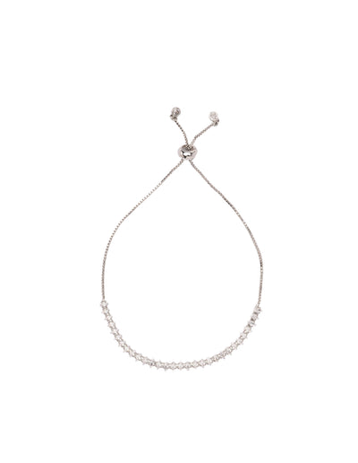 Mocha Georgina Adjustable Tennis Bracelet - Silver | Mocha Australia