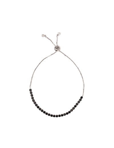 Mocha Keira Adjustable Tennis Bracelet - Silver | Mocha Australia