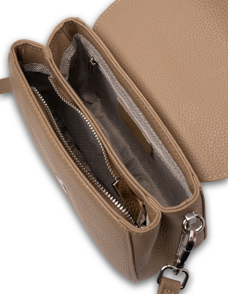 Mocha Sonya Leather Crossbody Bag - Tan | Mocha Australia