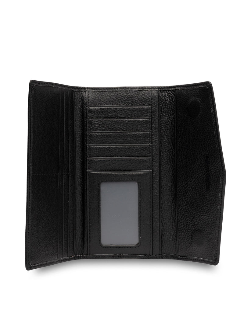 Mocha Tania Long Wallet - Black | Mocha Australia
