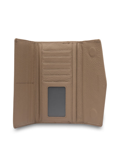 Mocha Tania Long Wallet - Taupe | Mocha Australia