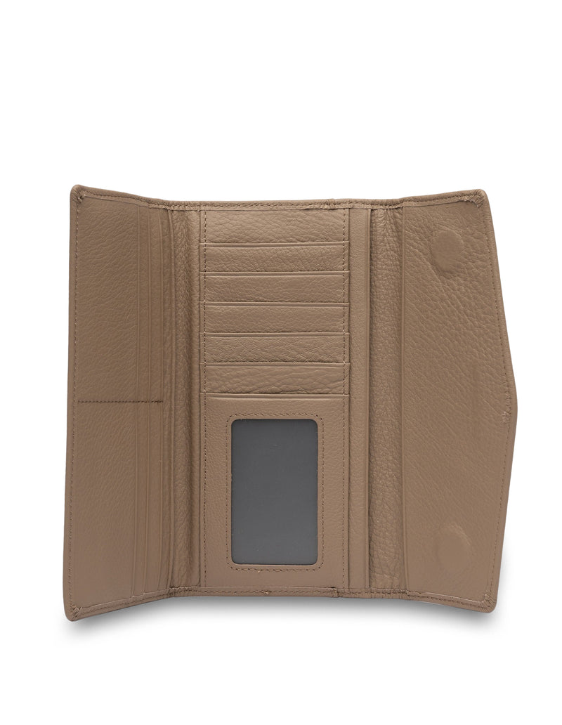 Mocha Tania Long Wallet - Taupe | Mocha Australia