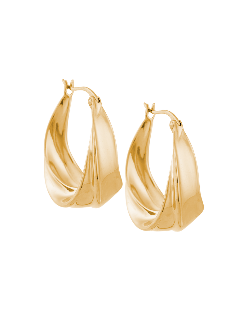 Kirstin Ash Intertwine Hoops - Gold | Mocha Australia