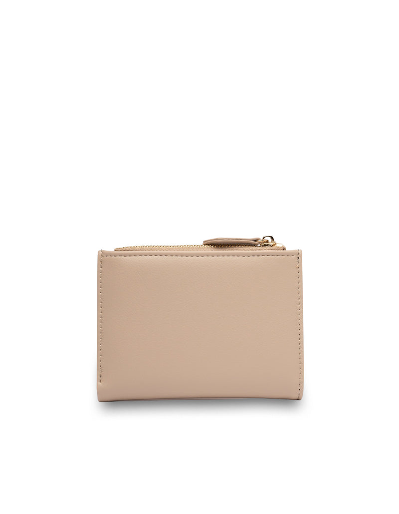 Mocha Small Classic Arya Wallet - Beige/Black | Mocha Australia
