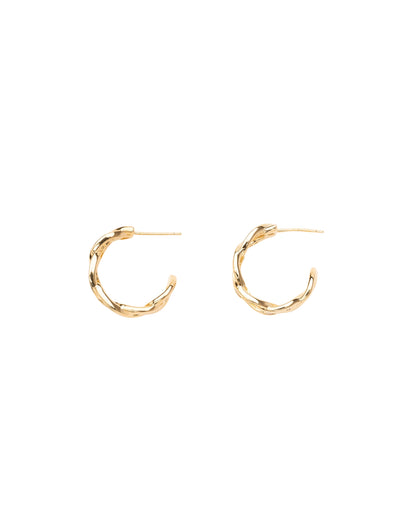 Mocha Sasha Chain Link Earrings - Light Gold | Mocha Australia