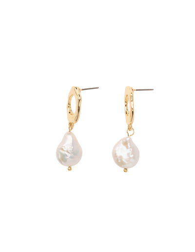 Mocha Wren Pearl Earrings - Light Gold | Mocha Australia