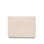 Mocha Claire Simple Cardholder - Ecru