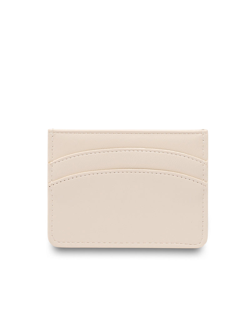 Mocha Claire Simple Cardholder - Ecru | Mocha Australia