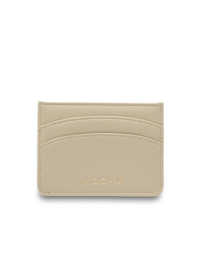 Mocha Claire Simple Cardholder - Light Olive | Mocha Australia