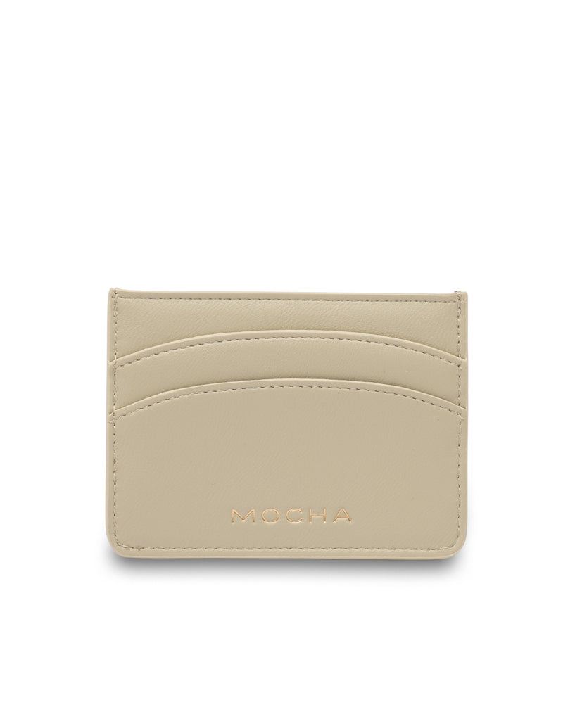 Mocha Claire Simple Cardholder - Light Olive | Mocha Australia