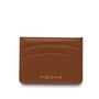 Mocha Claire Simple Cardholder - Dark Tan
