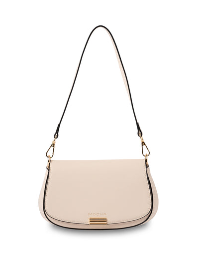 Mocha Daisy Crossbody Bag with Chain - Cream | Mocha Australia