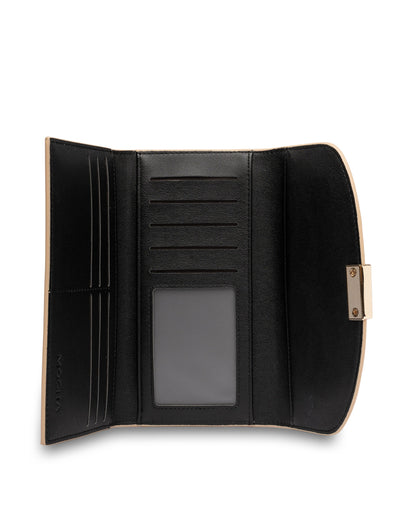 Mocha Daisy Long Wallet - Sand | Mocha Australia