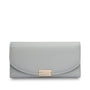 Mocha Daisy Long Wallet - Light Blue