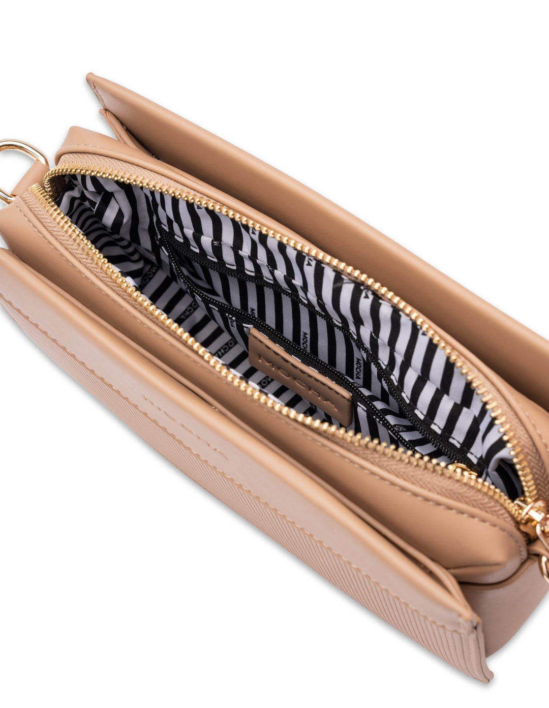 mocha☆ Mocha Tessa Tri-Boxy Crossbody - Taupe