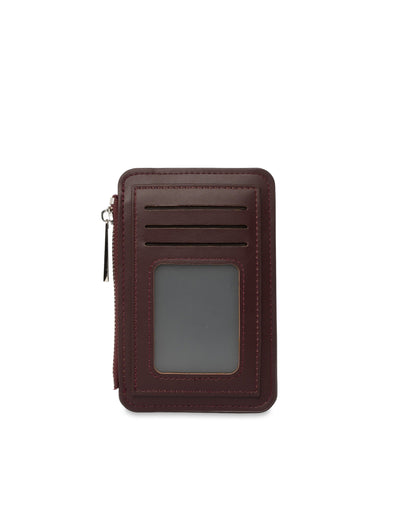 Mocha Tessa Coin Card Holder - Burgundy | Mocha Australia