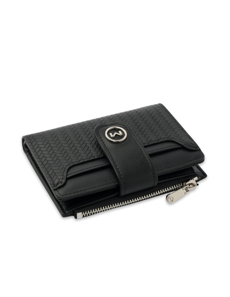 Mocha Tessa Compact Wallet - Black | Mocha Australia