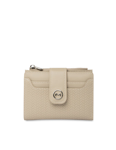 Mocha Tessa Compact Wallet - Taupe | Mocha Australia